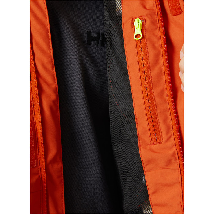 2023 Helly Hansen Heren Newport Inshore Jacket 34290 - Patrol Orange